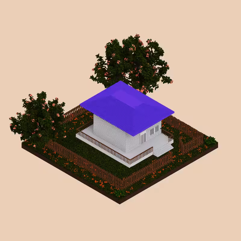 Pastel cottages #3
