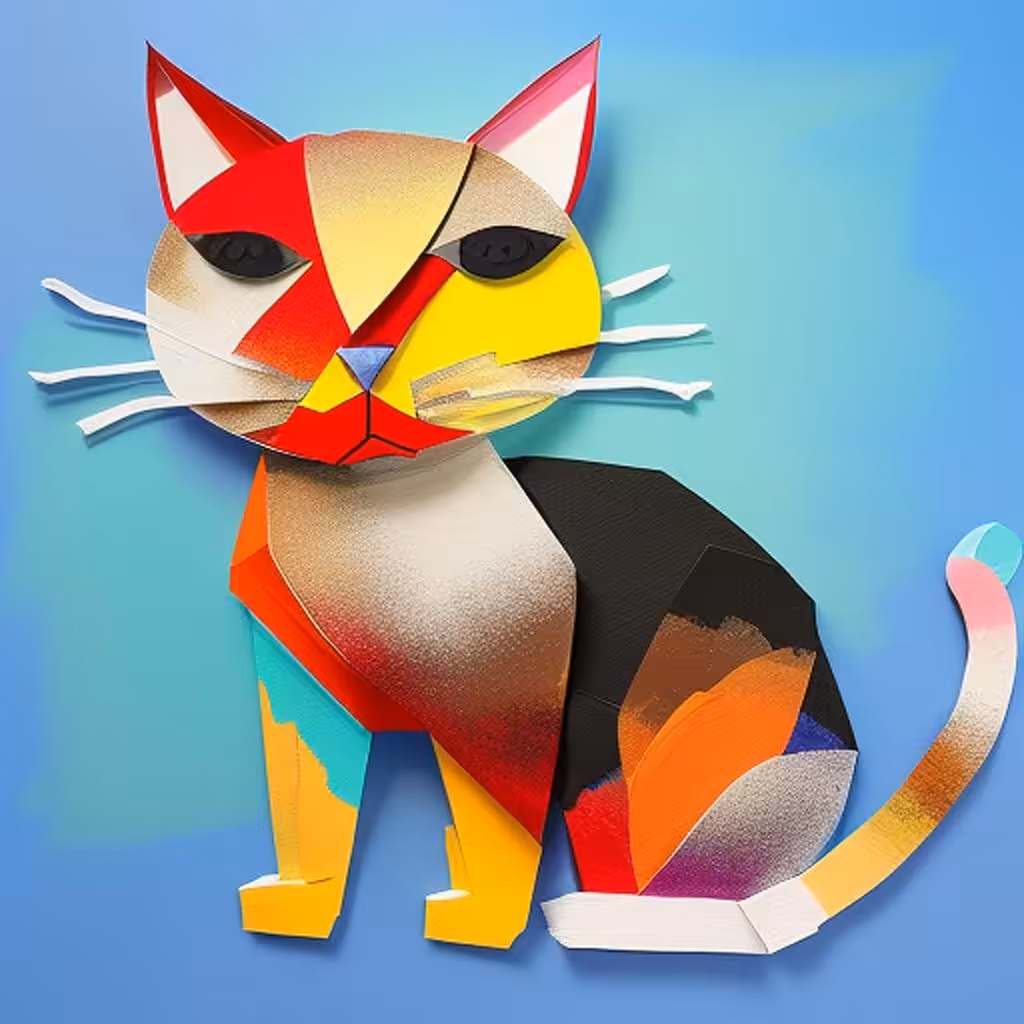 Cubist #52 (Cat)