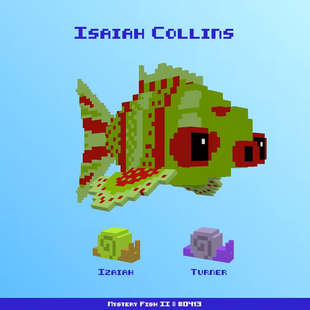 Isaiah Collins :: Mystery Fish 0413/1000 