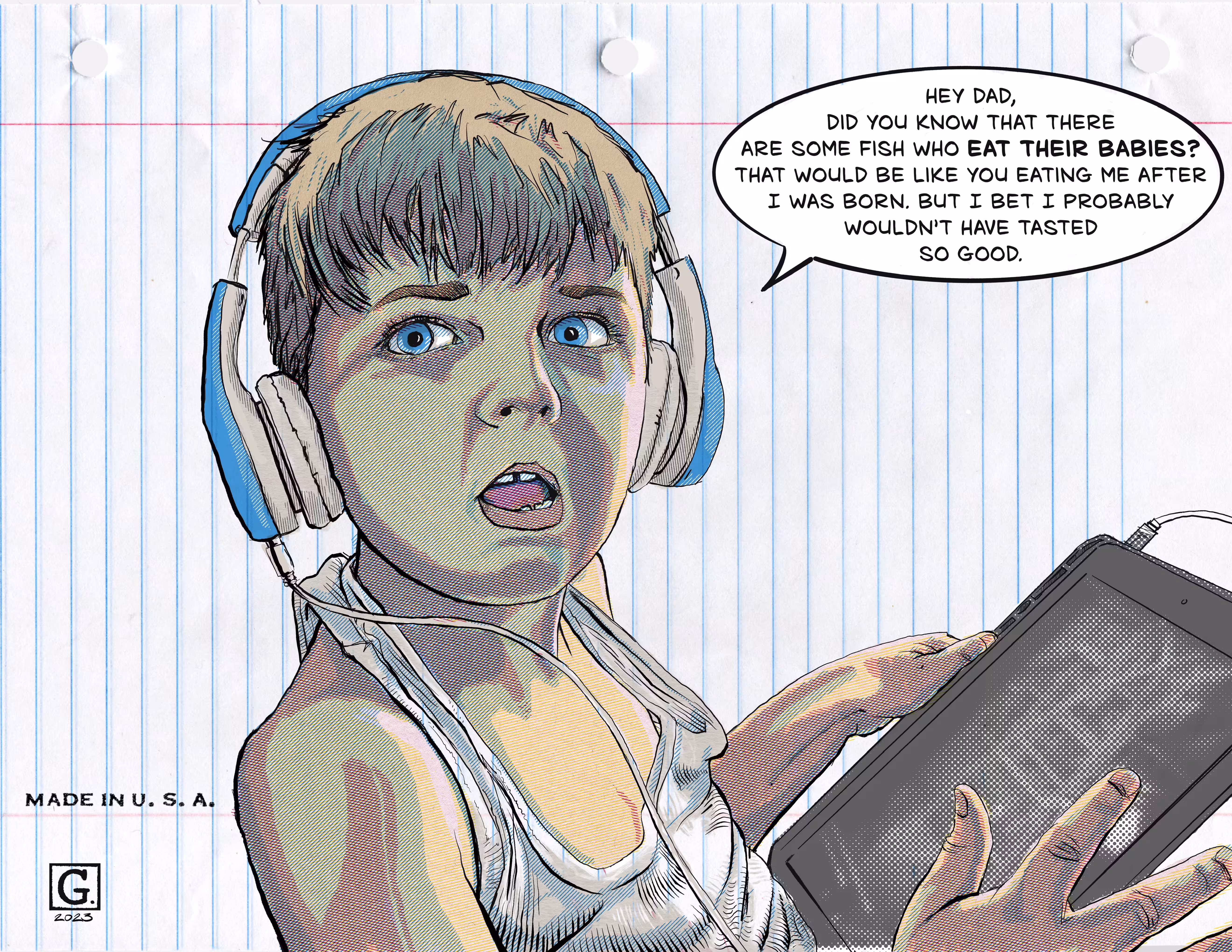 Non Sequitur: Hey Dad 01 - 2023
