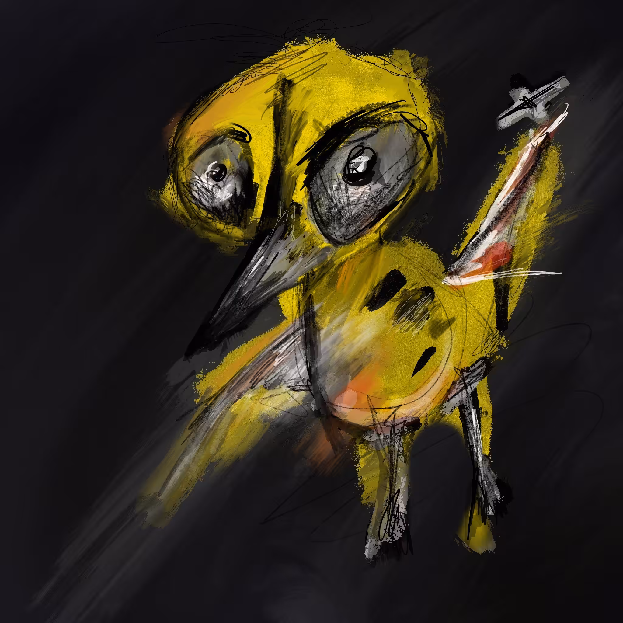 Yellow Bird Emerges