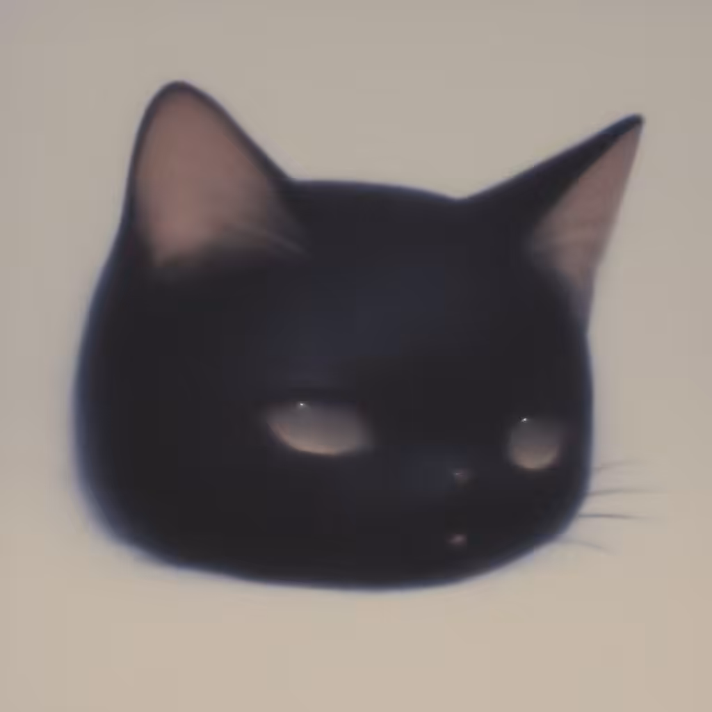 100% cat created by me is not AI 