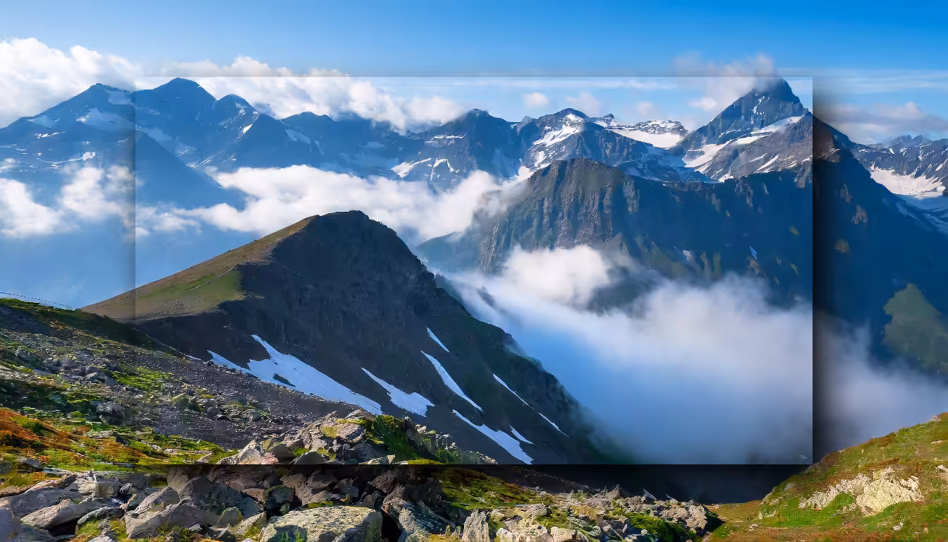 Mountains and Drop Shadows #23