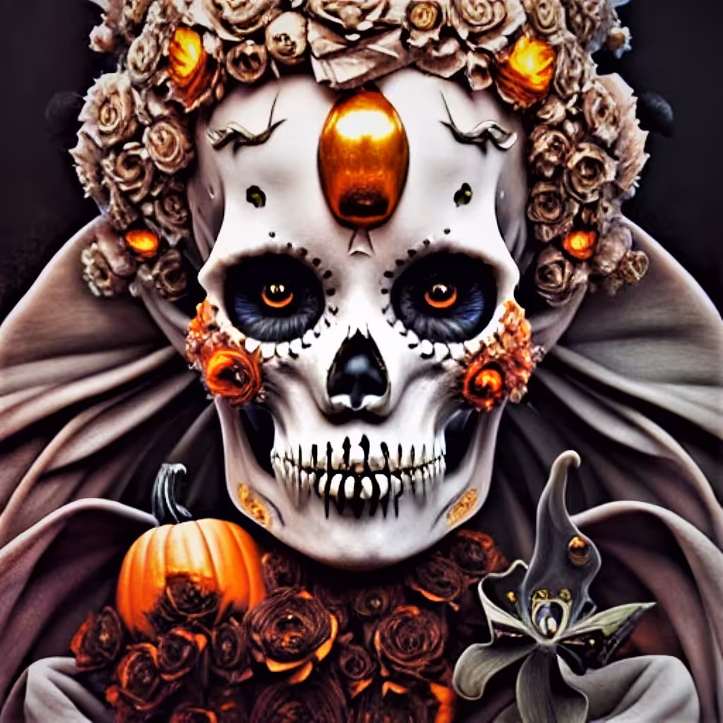 HALLOWEEN SKULL #10