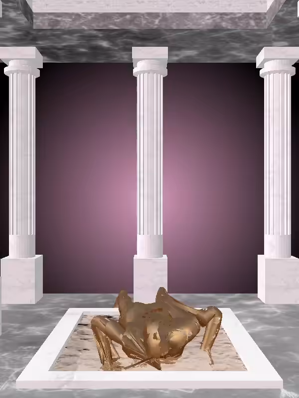 HeavenComputer: The Athletic Old Bronze Woman #4511