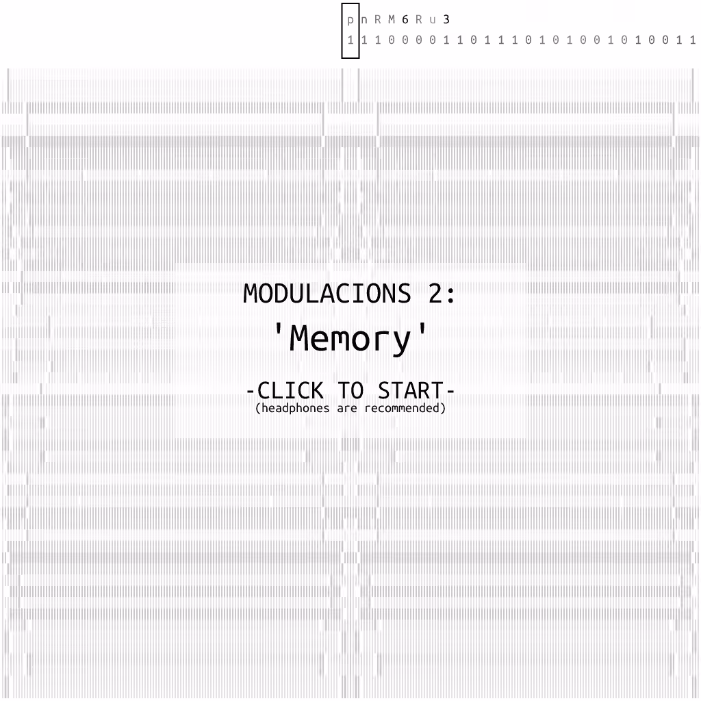 Modulacions 2: 'Memory' (audio) #91