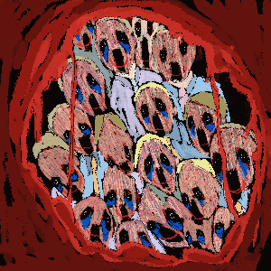 if only they could see what I saw, from a gouged socket