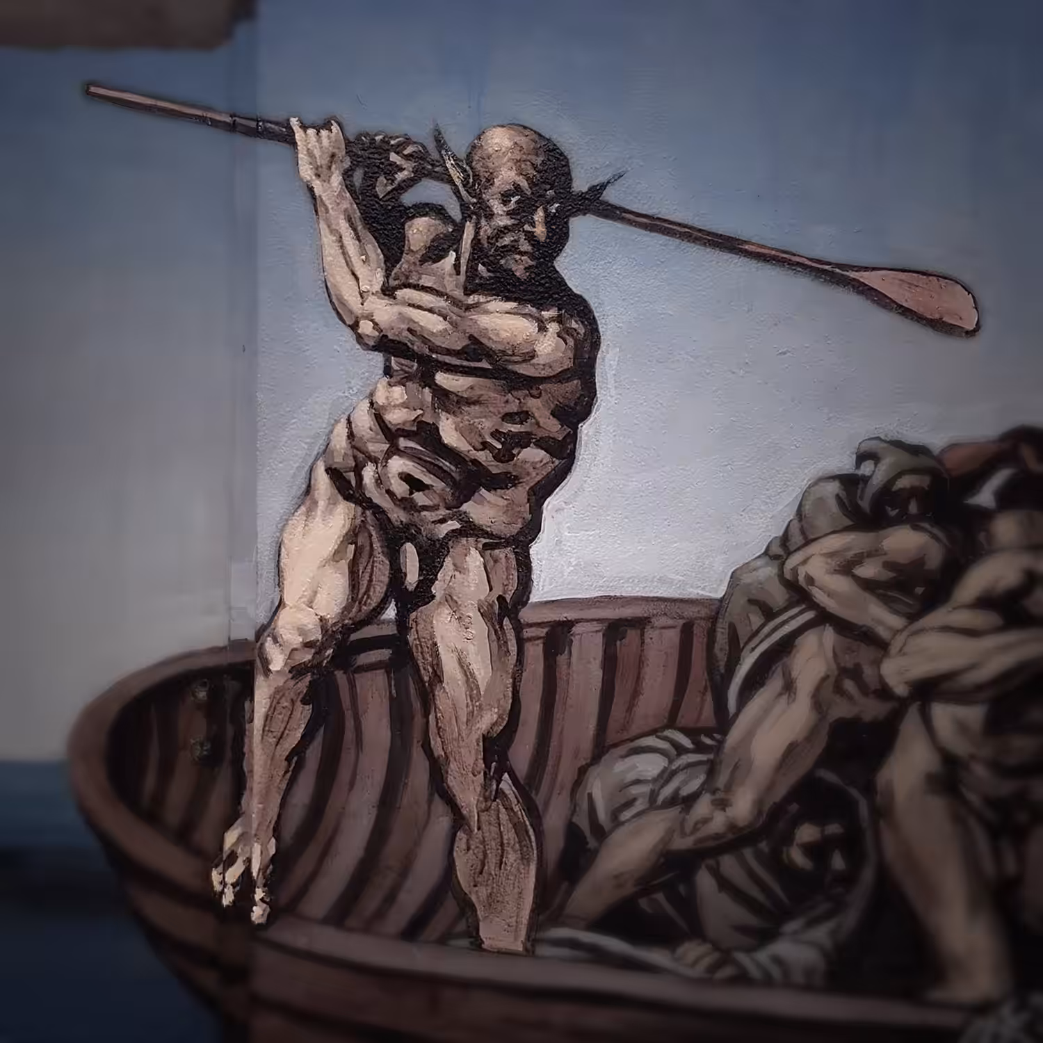 352 - Charon the boatman of mythology who ferries souls to the Underworld