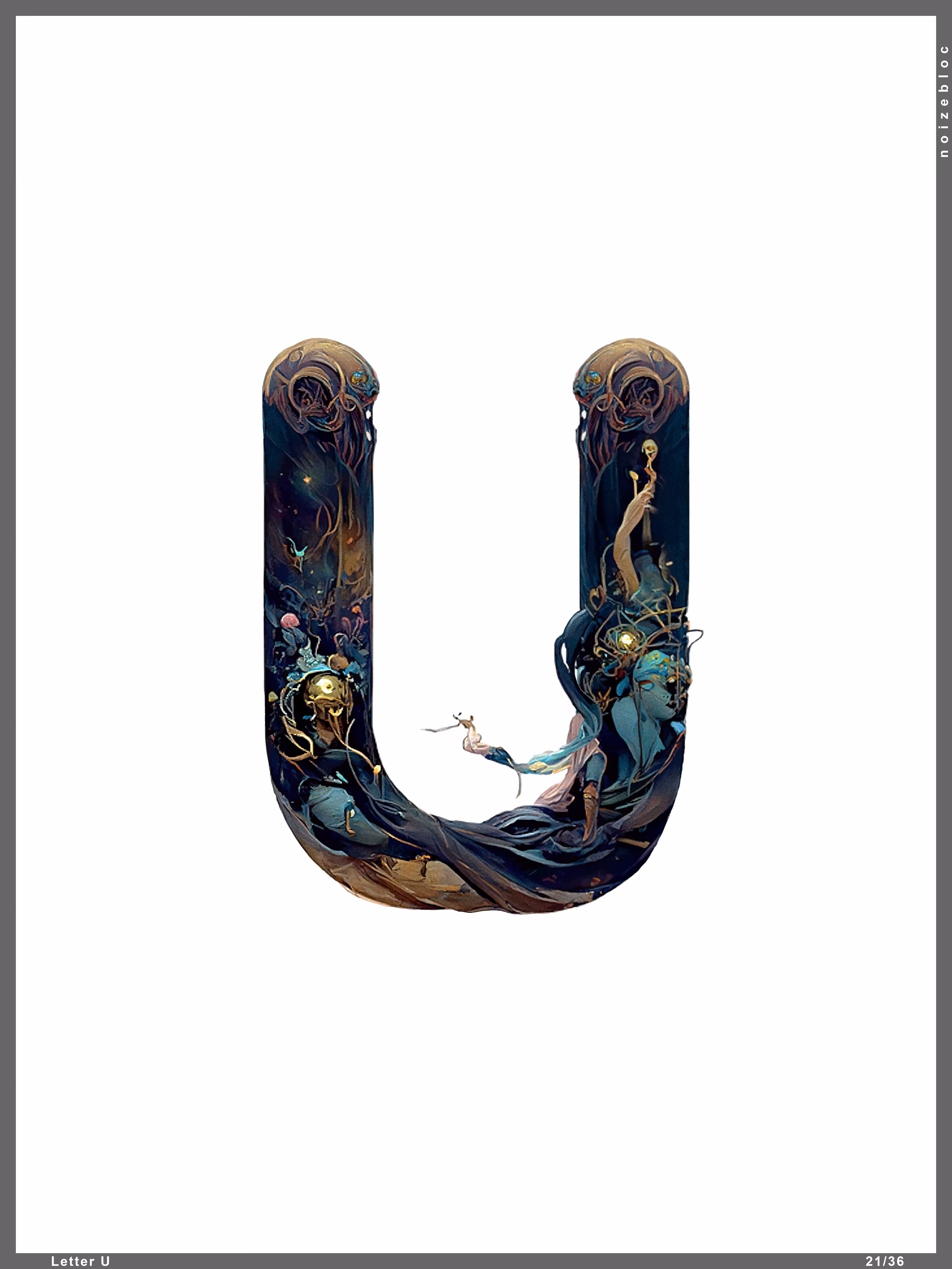 Letter U