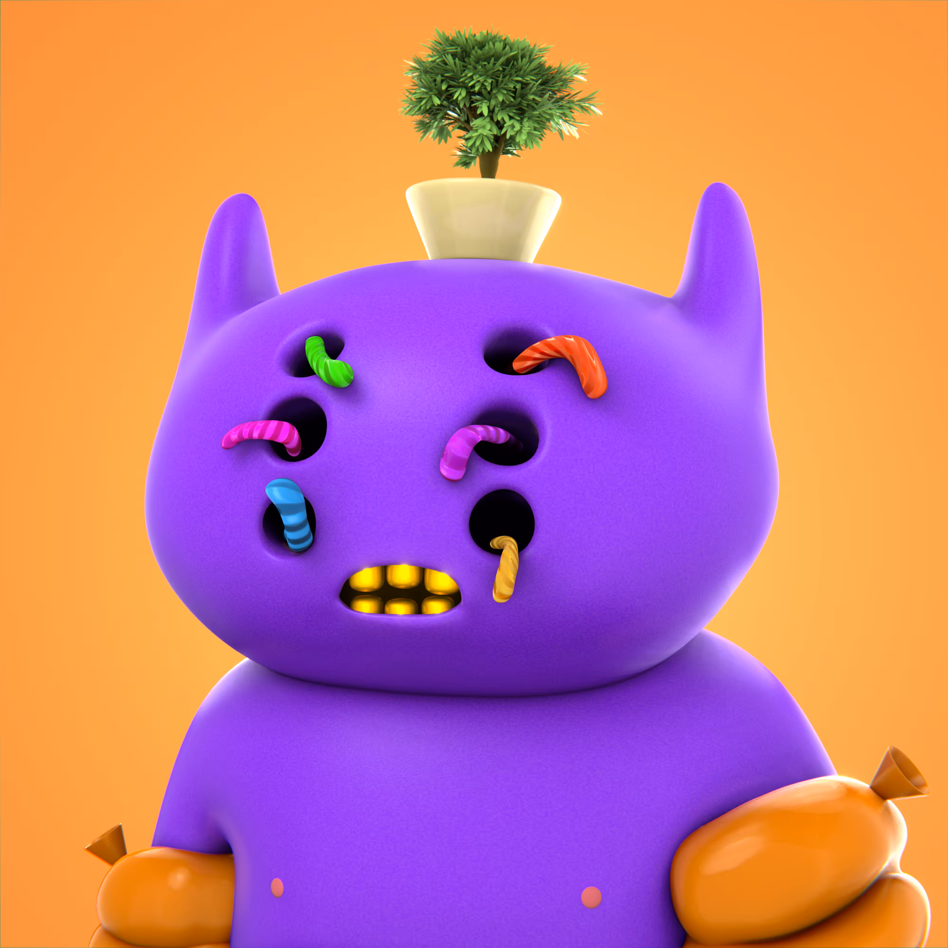 3D alien fren #5111