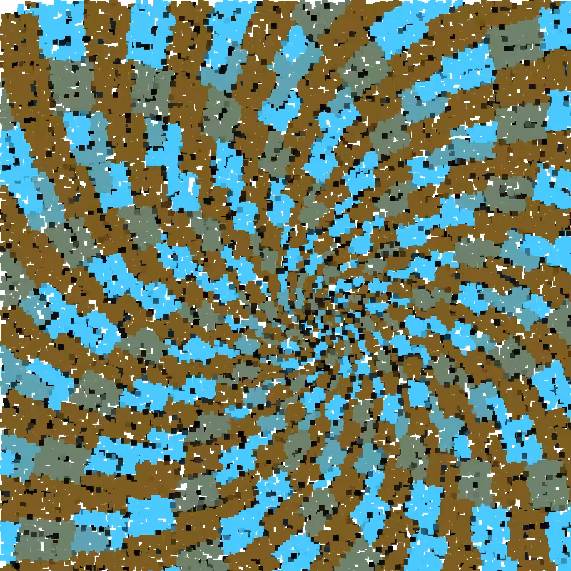 Mosaic or stained glass drops #72