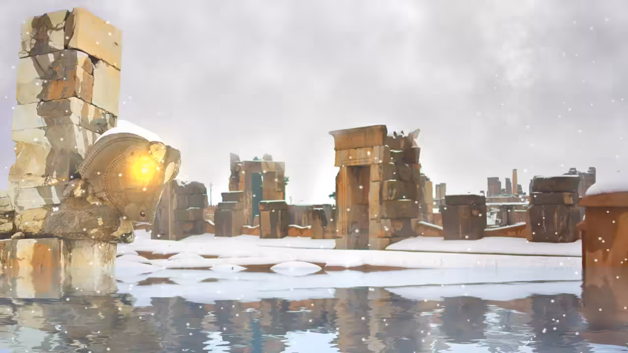 Persepolis snow day#3