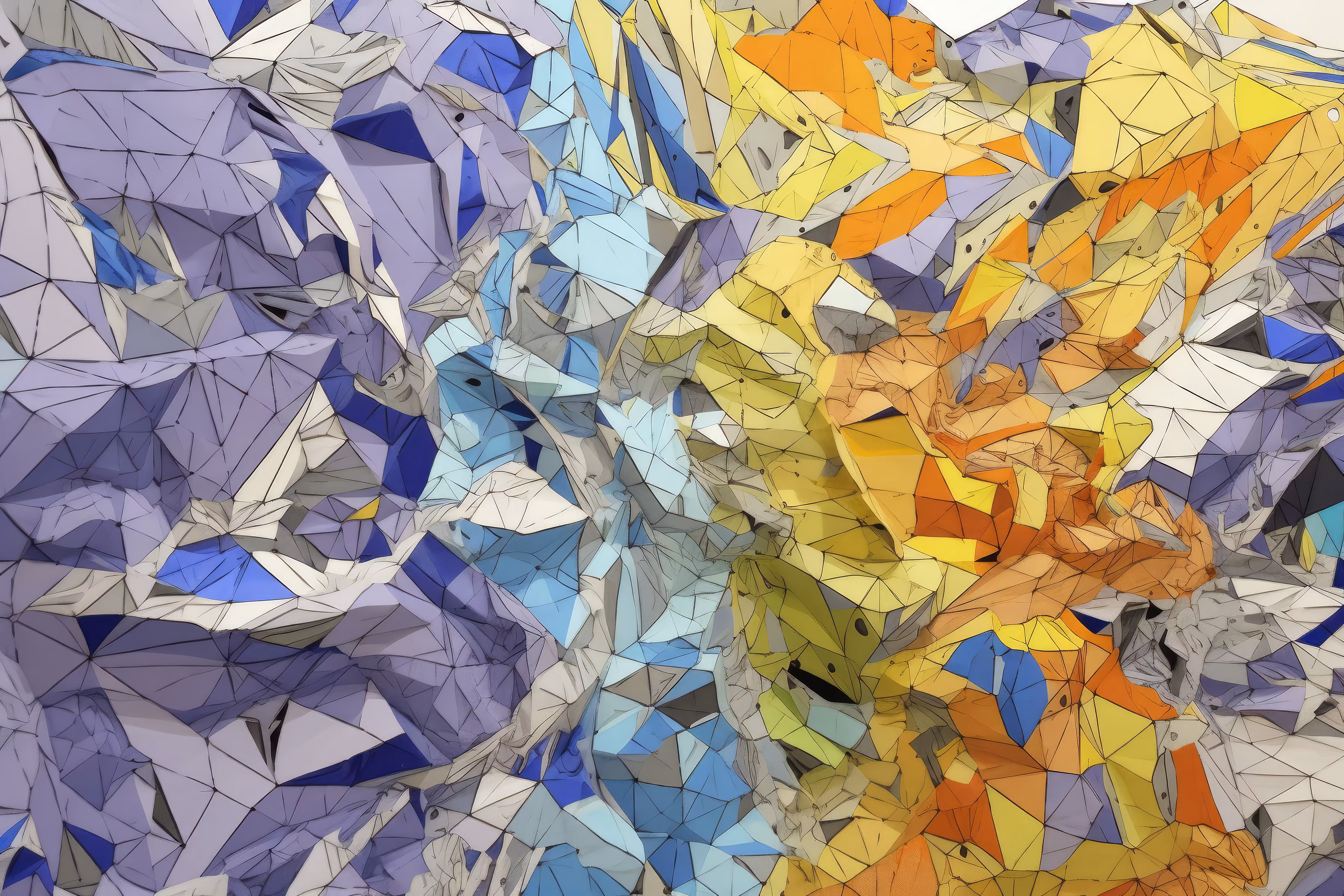 Facetted: Close-ups.07, Tessellation