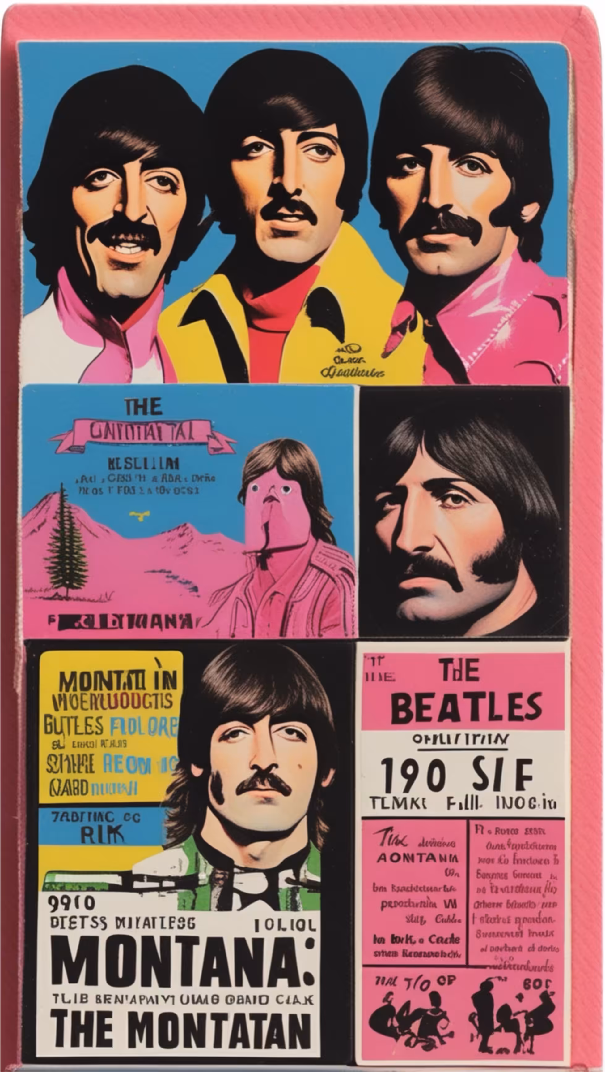 THE BEATLES / MONTANA PINK FACED MAN