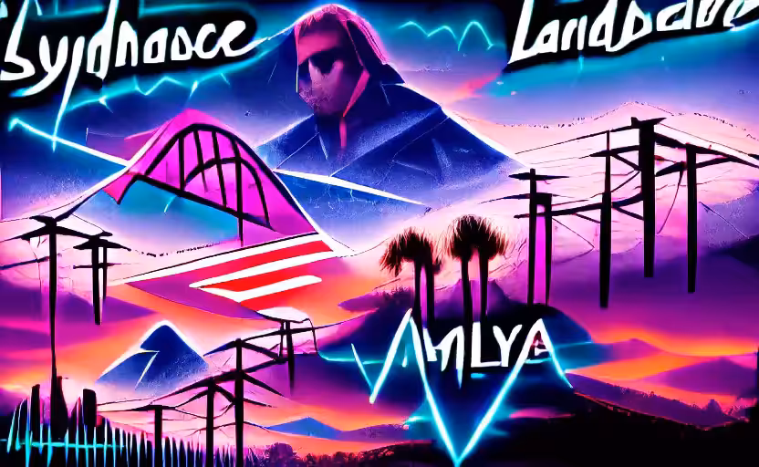 Synthwave Landscape 1