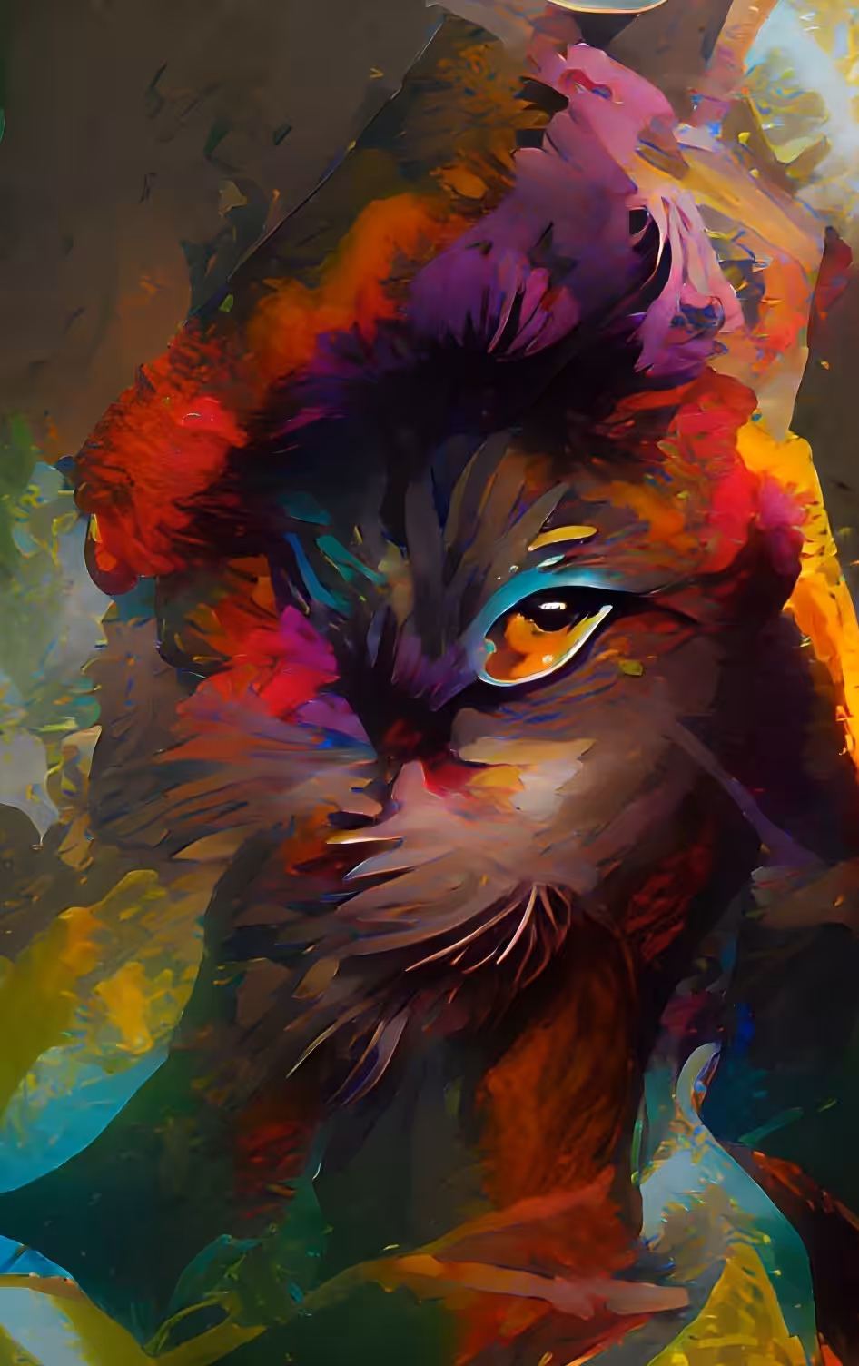 Feline Abstraction No. 1