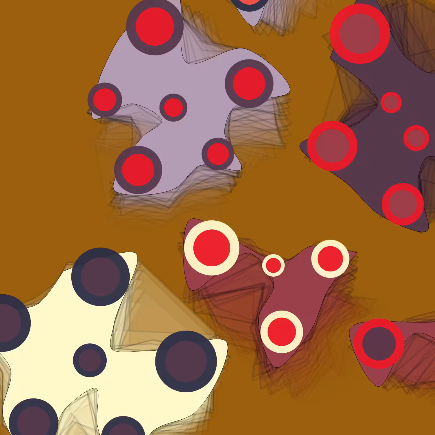 Geometric colorful shapes (Free edition) #14