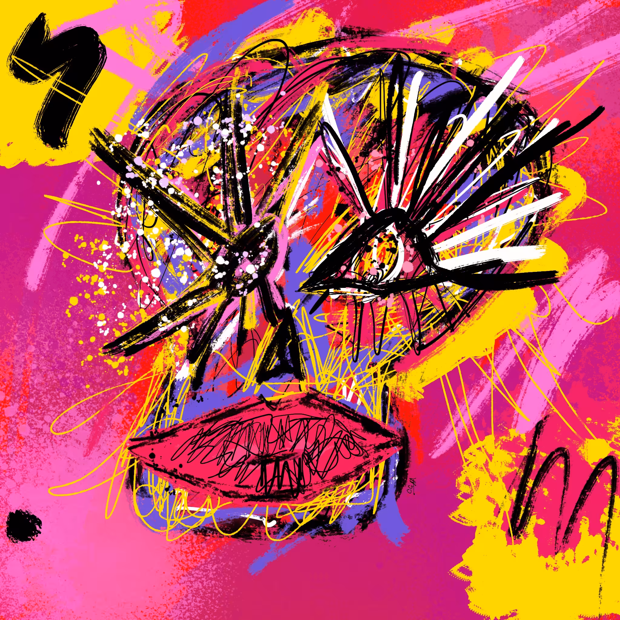 "Spontaneous" SQC - Crazy Skull ArtWork
