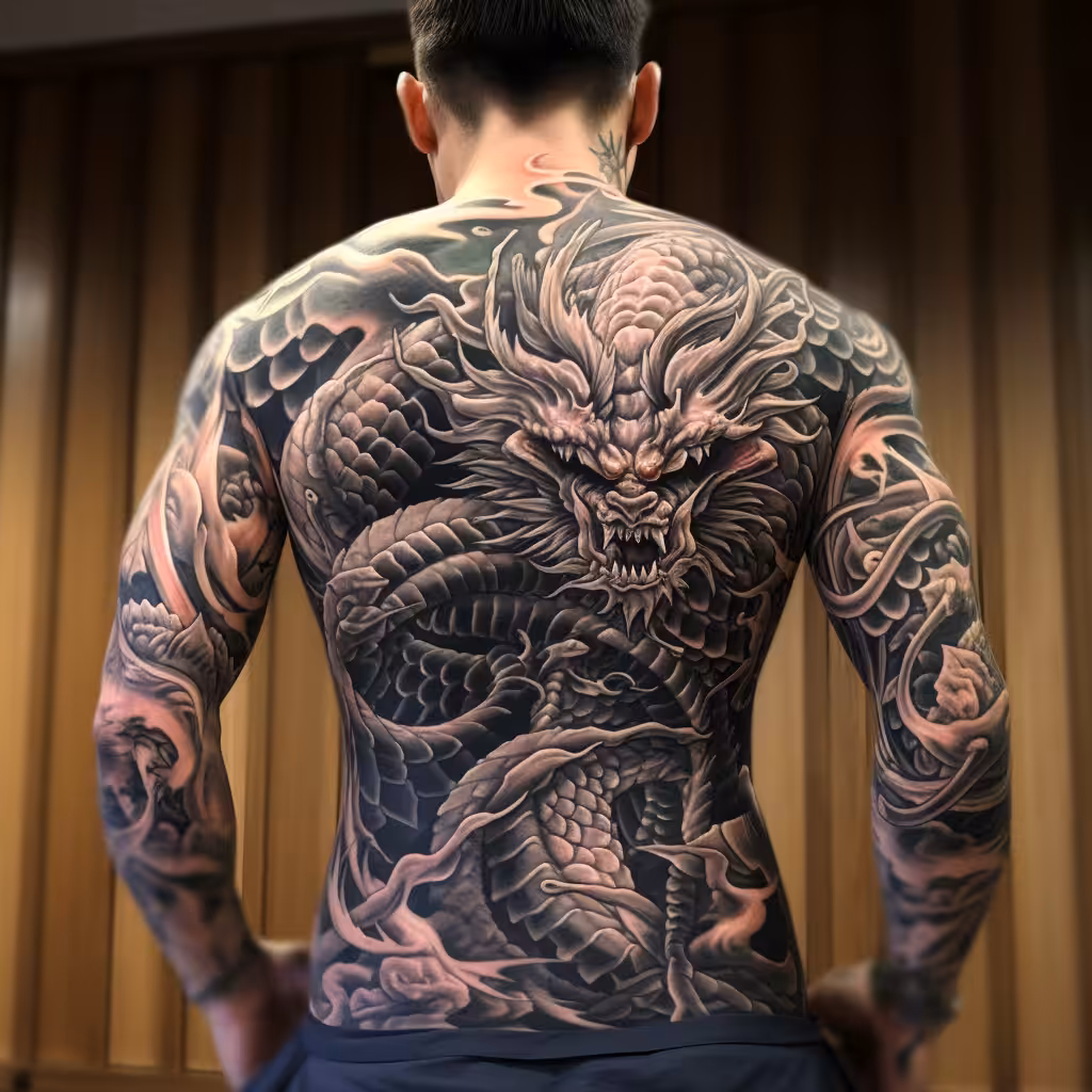 Dude with the Dragon Tattoo