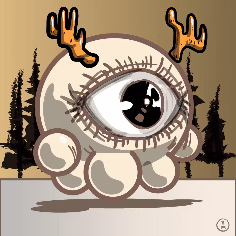 Octogang #0112	(Deer Iris)