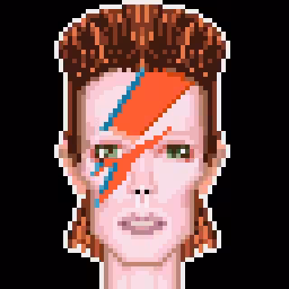 CryptoSlebs #016 David Bowie - Aladdin Sane