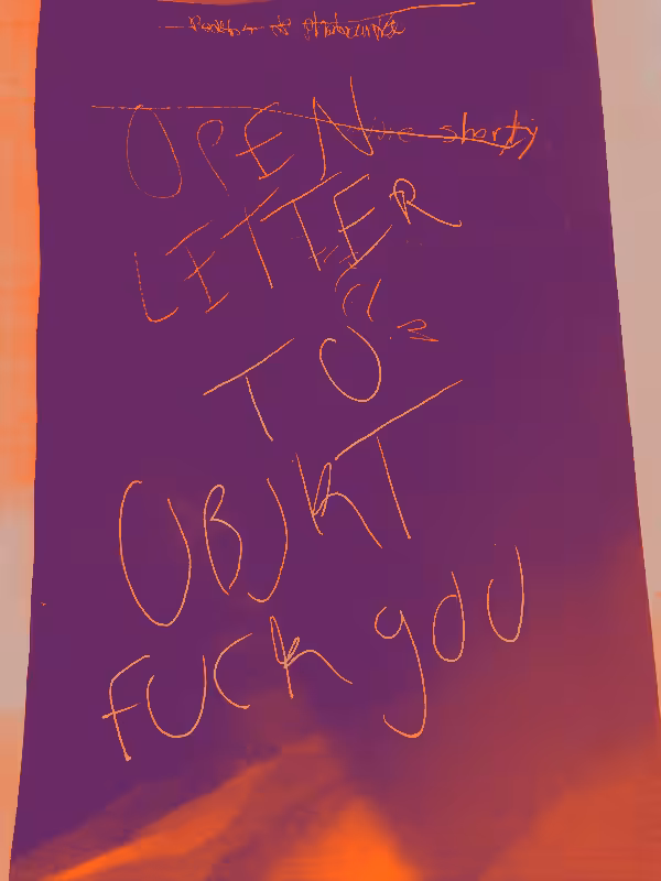 OPEN LETTER TO OBJKT