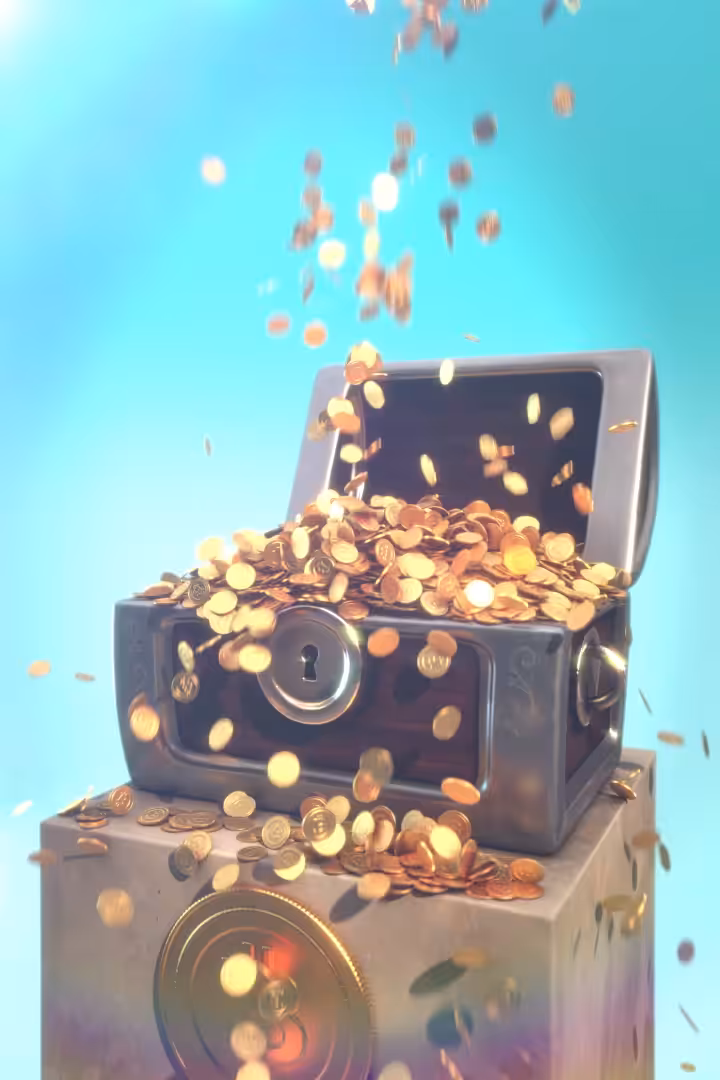 Chest of Bitcoins - GoldRush II