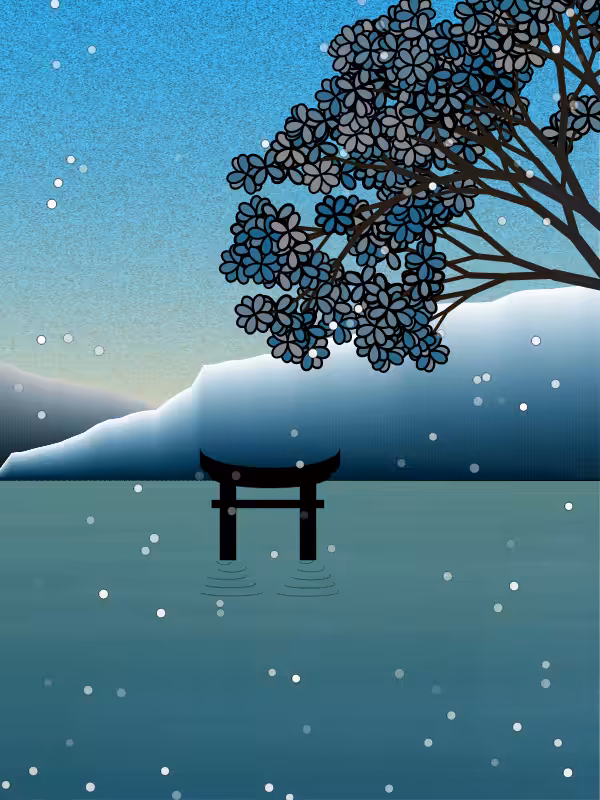 Winter morning in a village near Tokyo #4