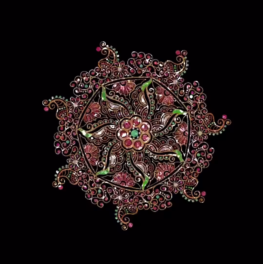 Jadau Jewel Mandala