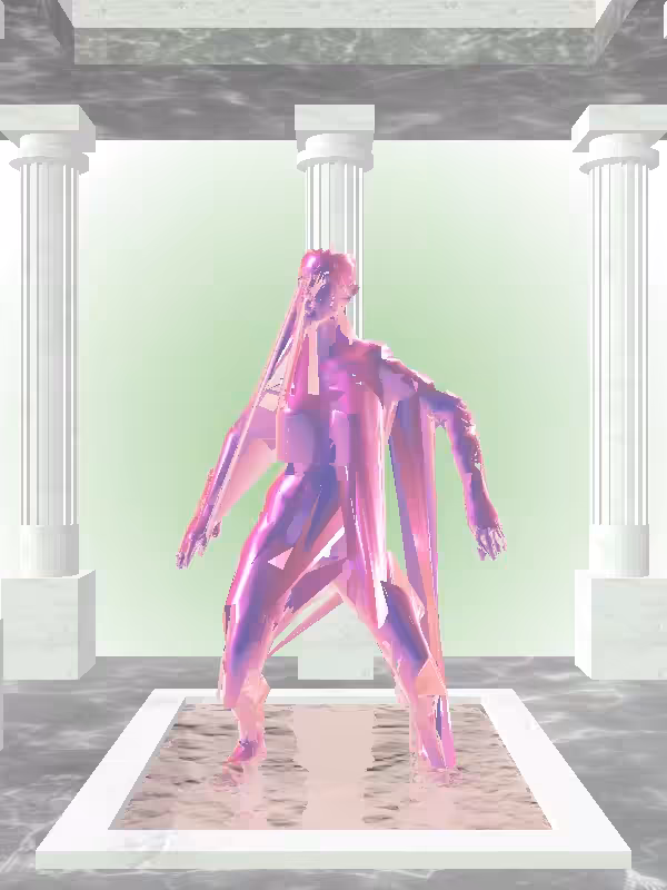 HeavenComputer: The Dancing Magnetic Magenta Woman #5306