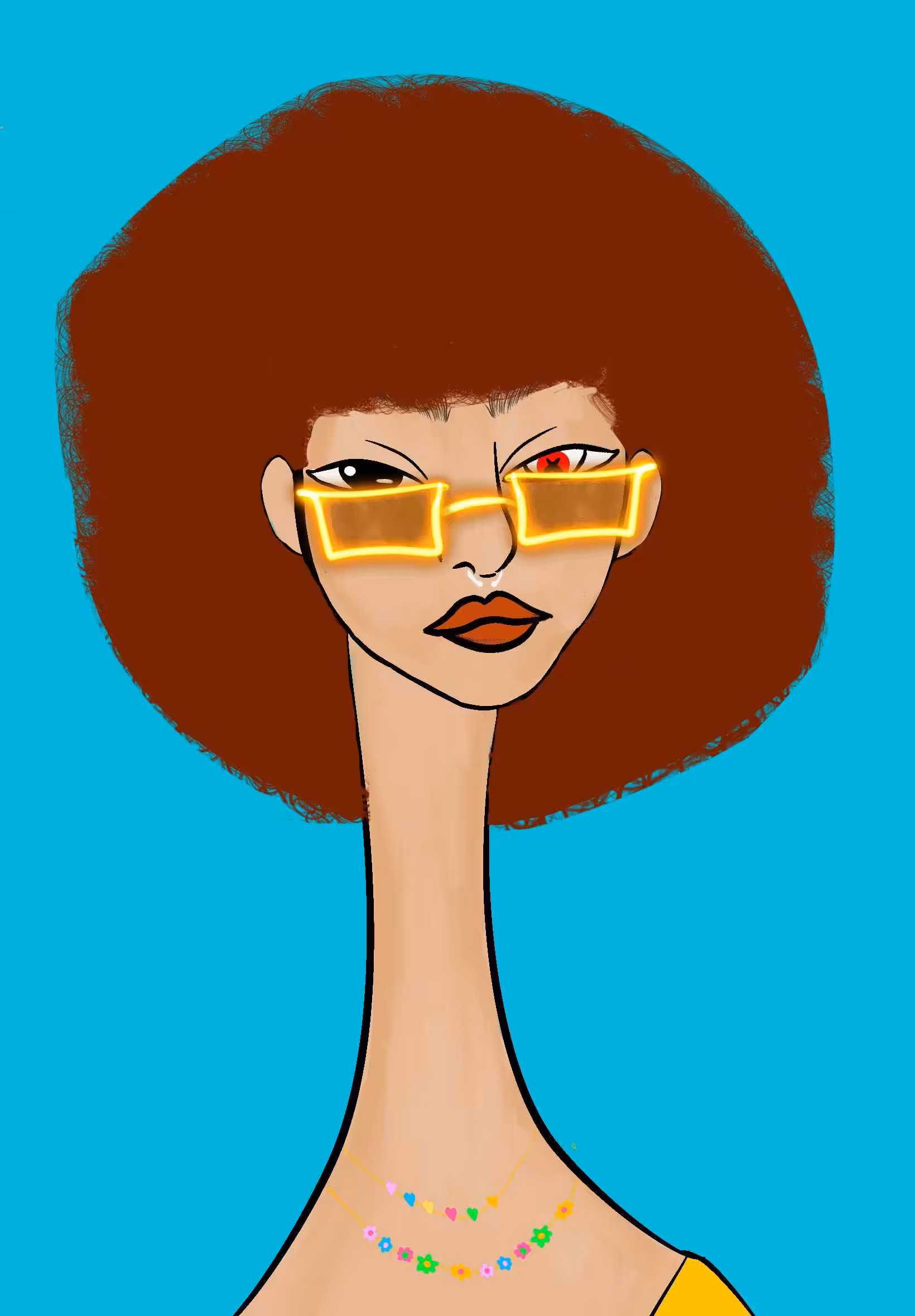 Long Neckie Lady #45