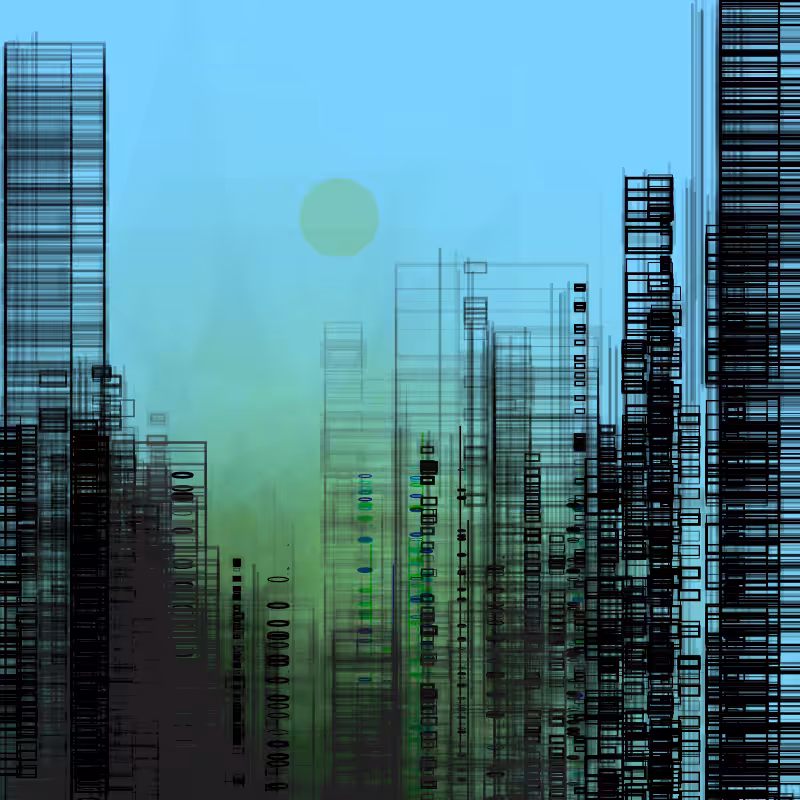 Contemporary building sketches #52