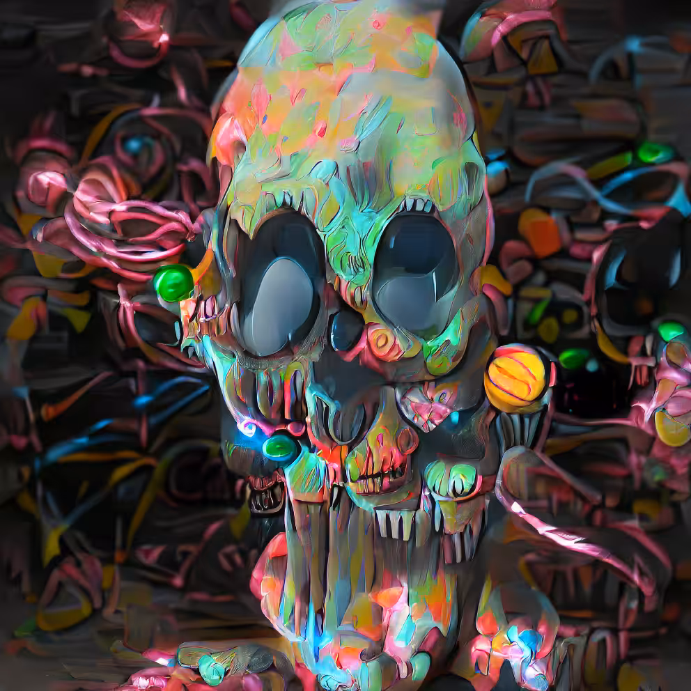AI// Candy Skull 