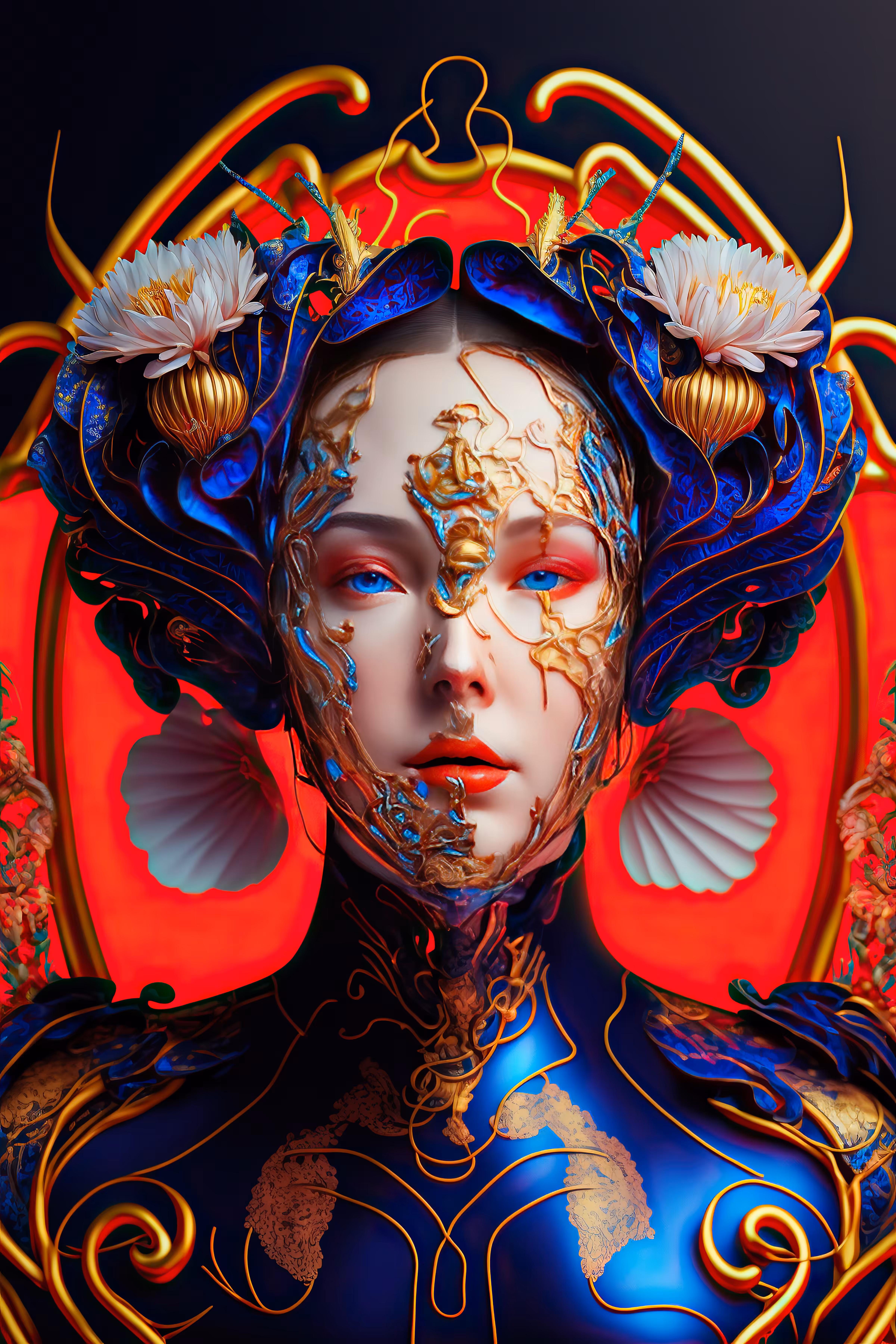 blue + gold #1