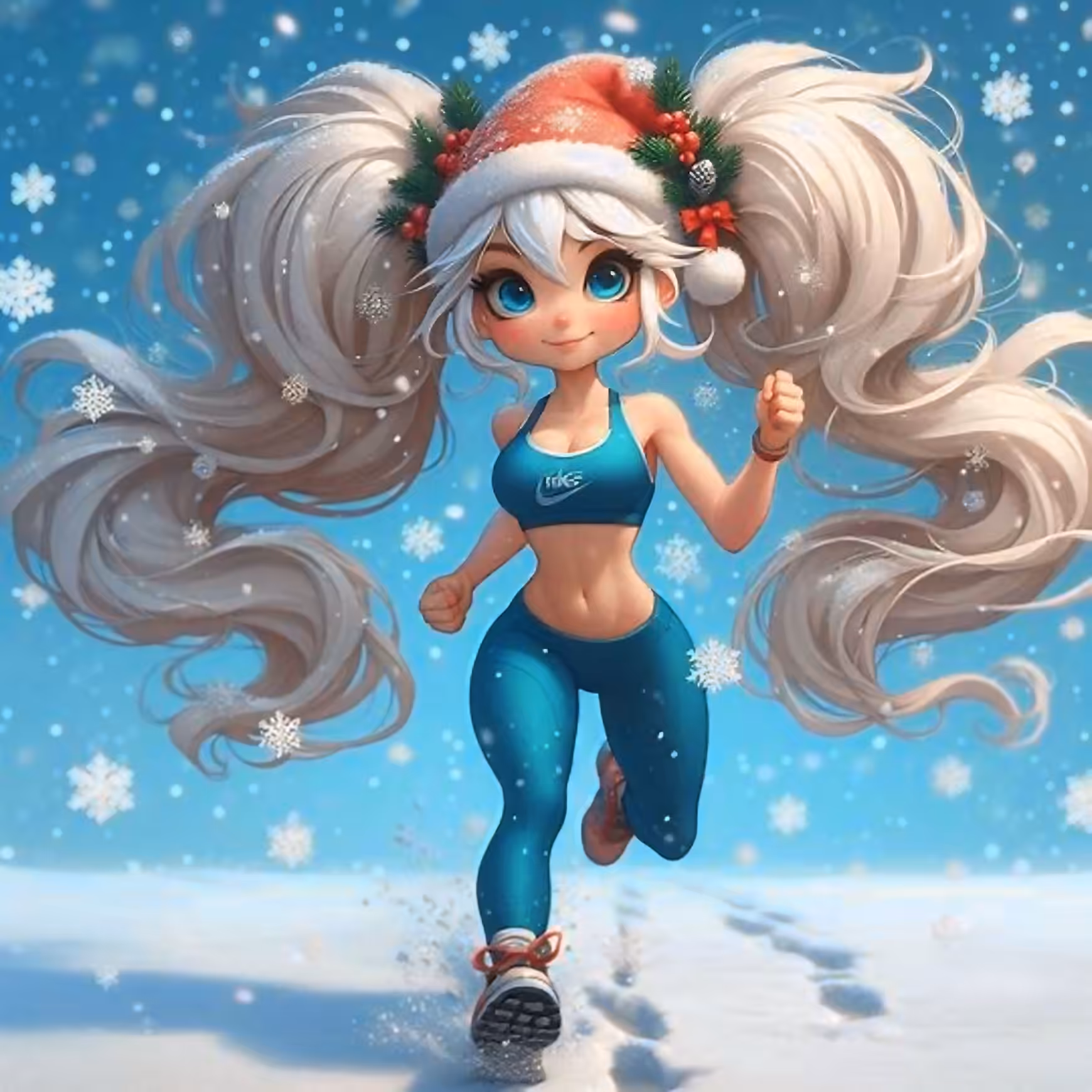 Snow Maiden jogging