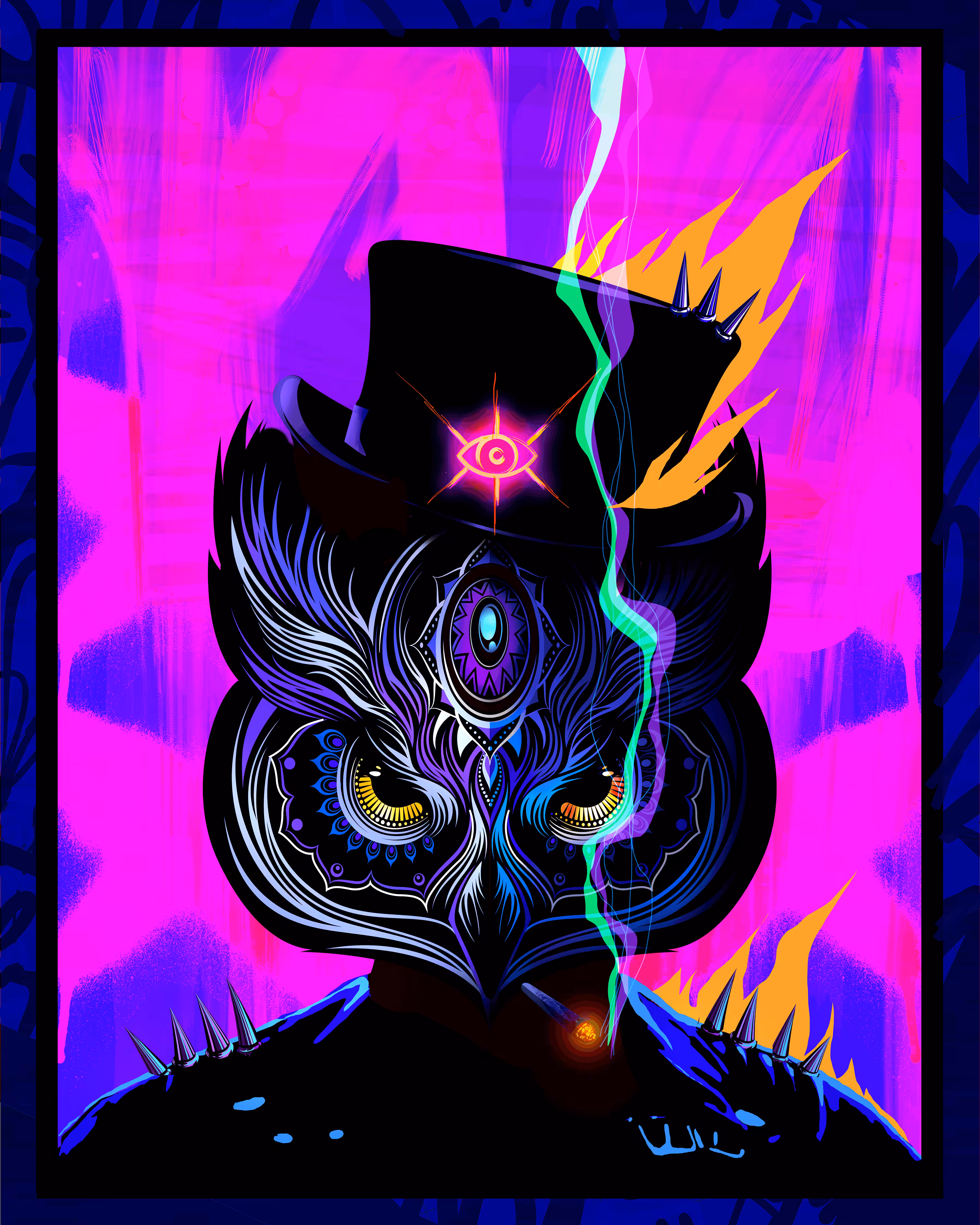 SS 015 HORNED OWL