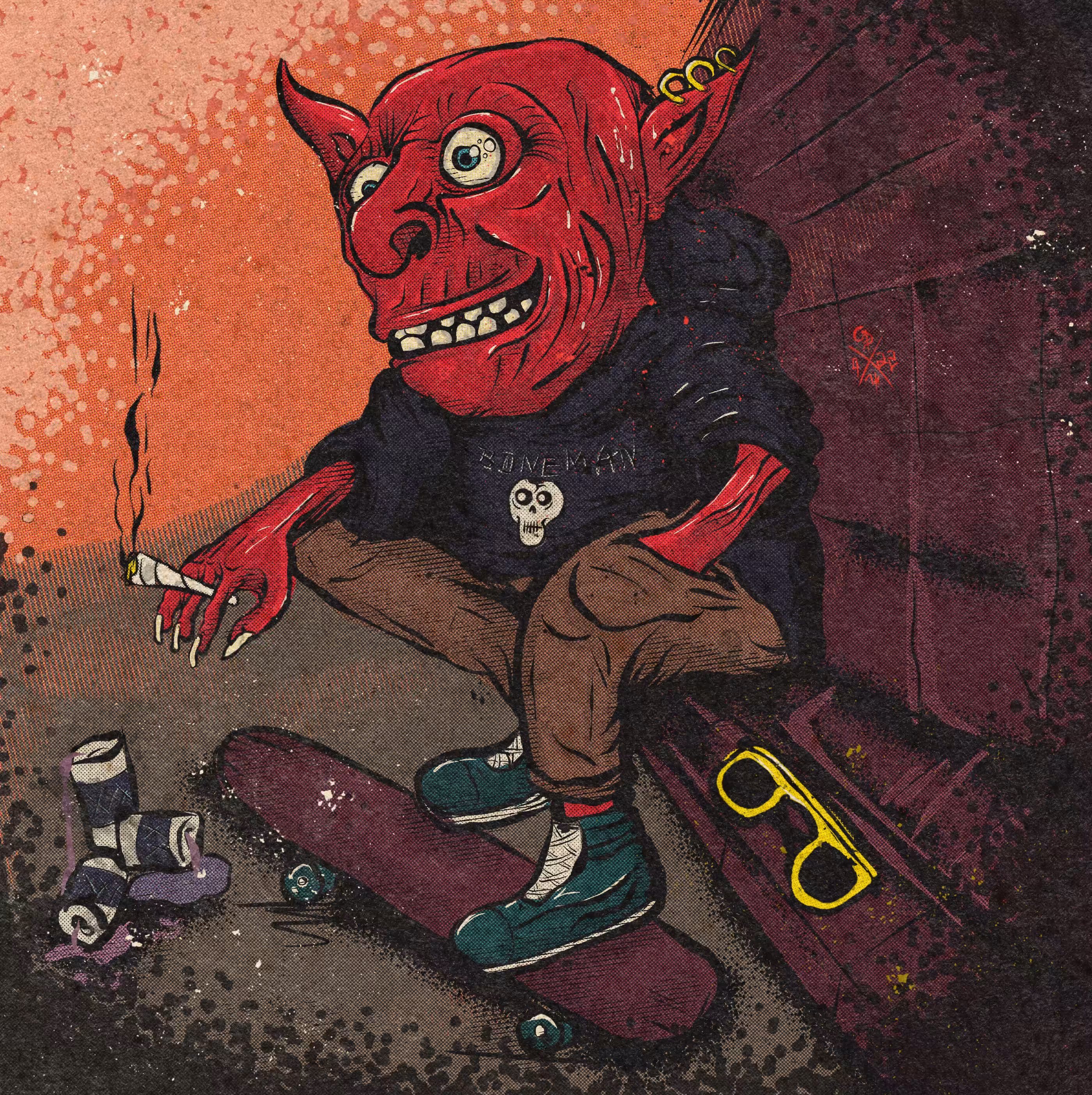 Break from skating