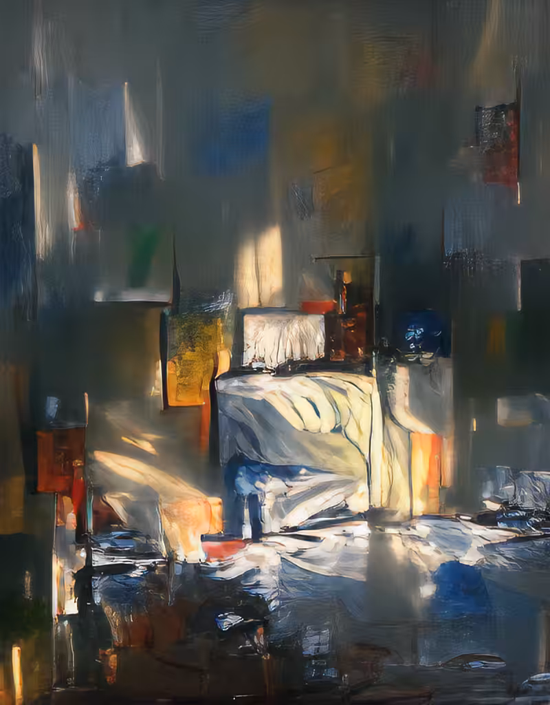 BEDROOM IN THE MORNING LIGHT