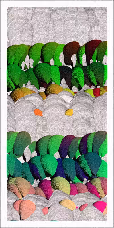 Balloon Field on Clouds #53