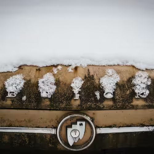 Snow Covered Buick