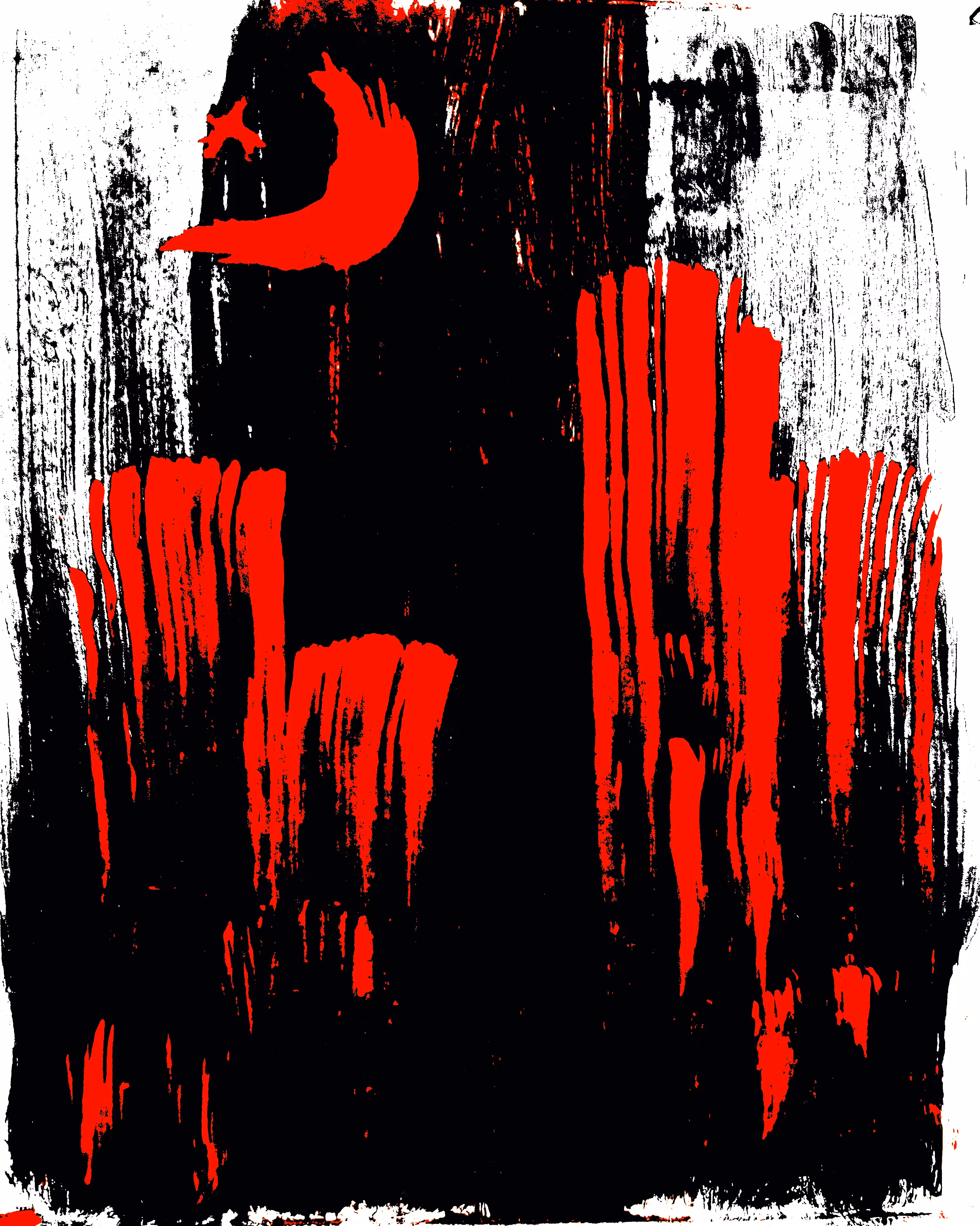 Acrylic paintings : Buildings of Blood 