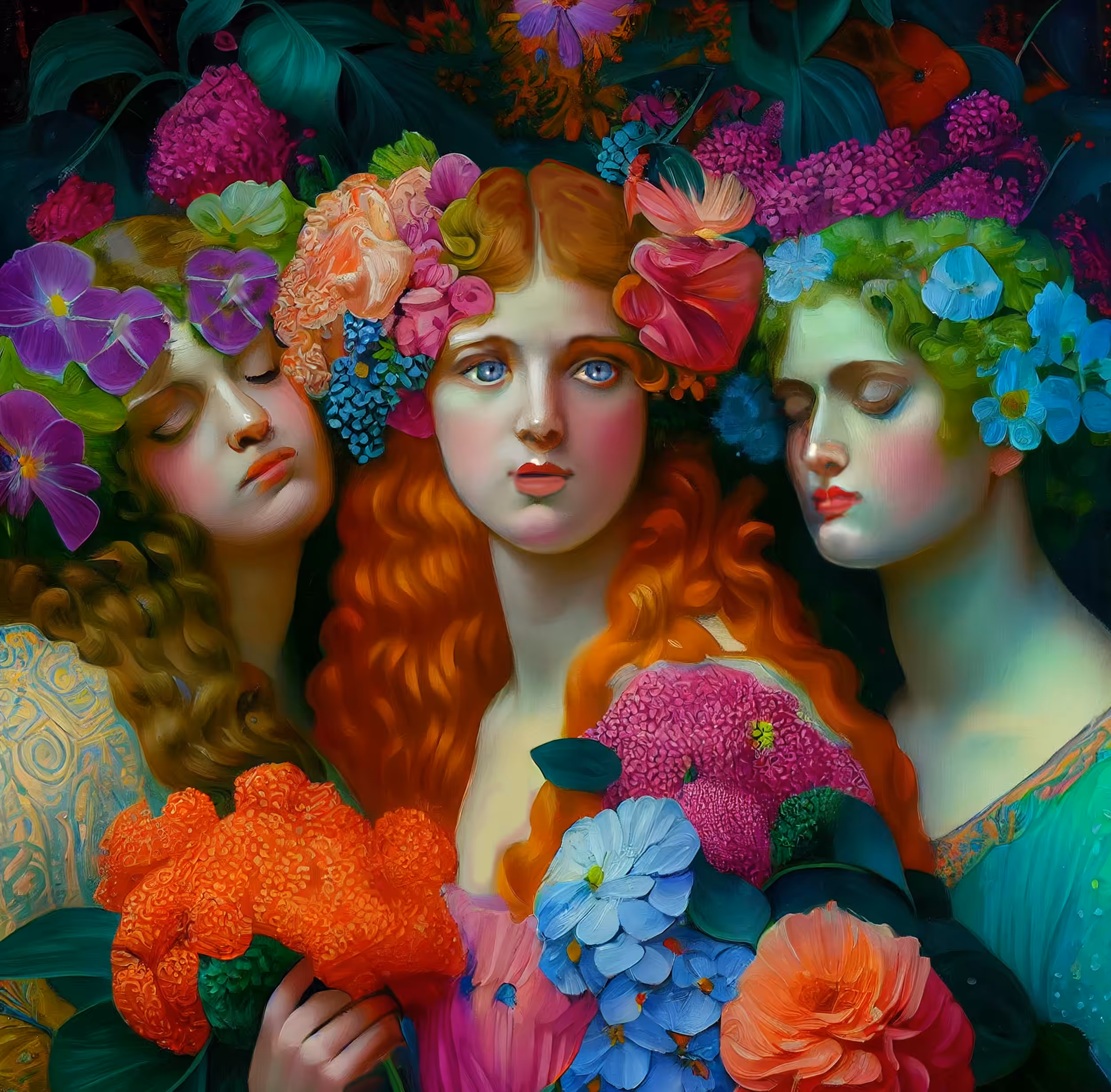 The Spring Flower Girls