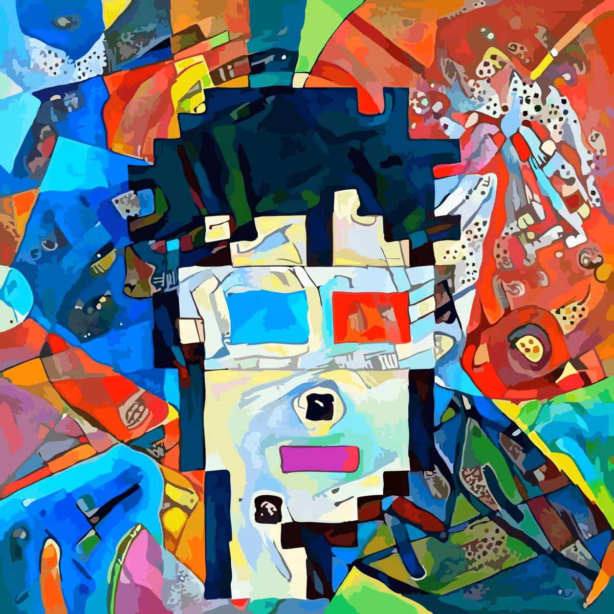 KandinskyPunks: Kandinsky Punk #041