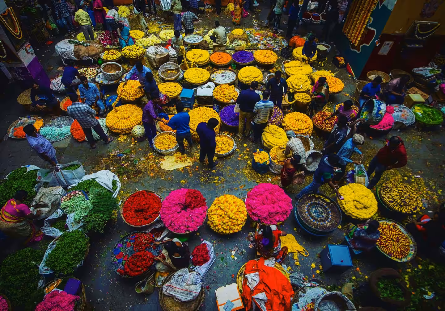 Unknown Perspective: Flower Market