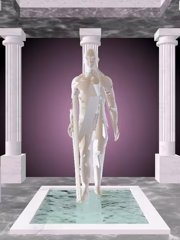 HeavenComputer: The Receding Luminescent Beige Man #696