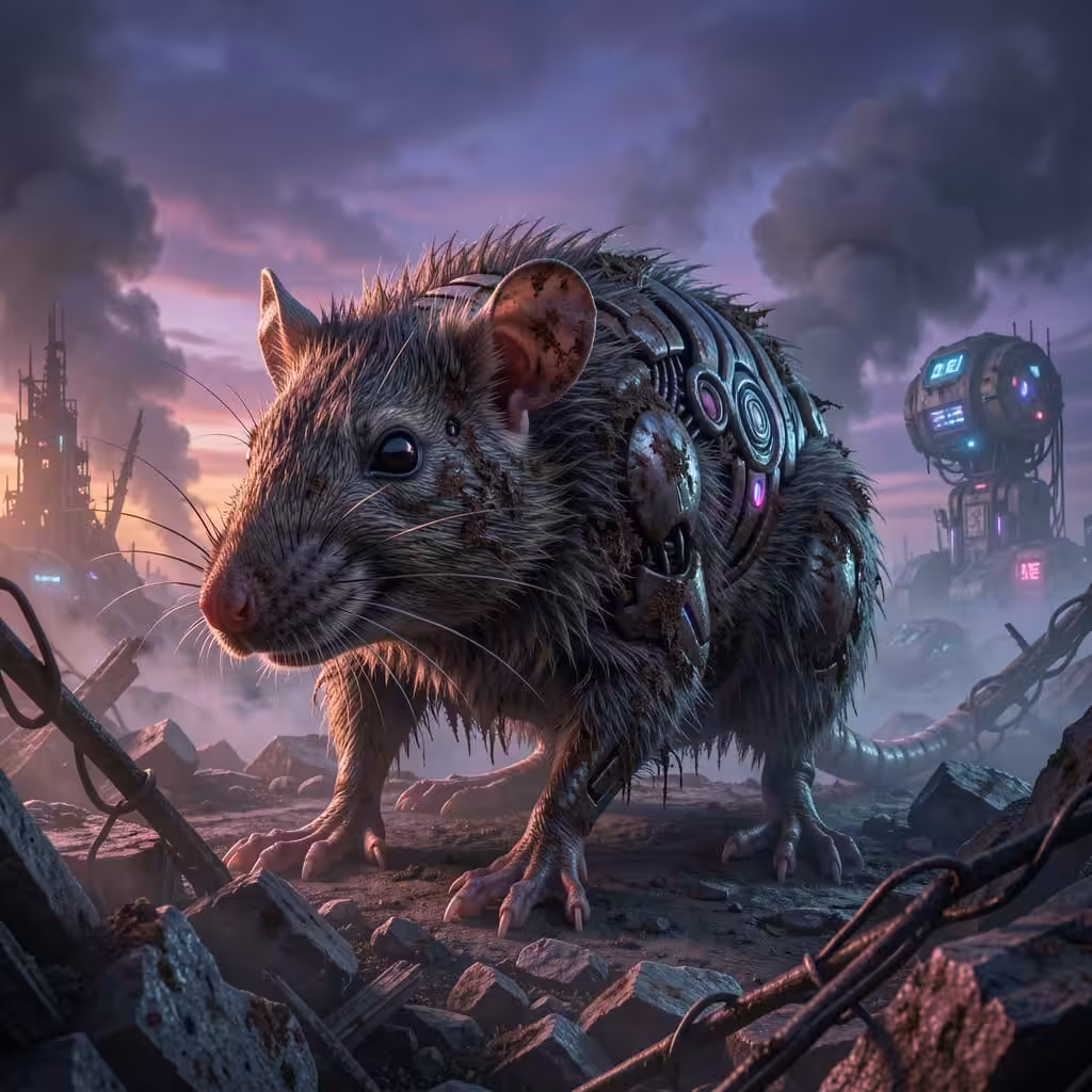NightCafe Creations: Rat Ruins 5