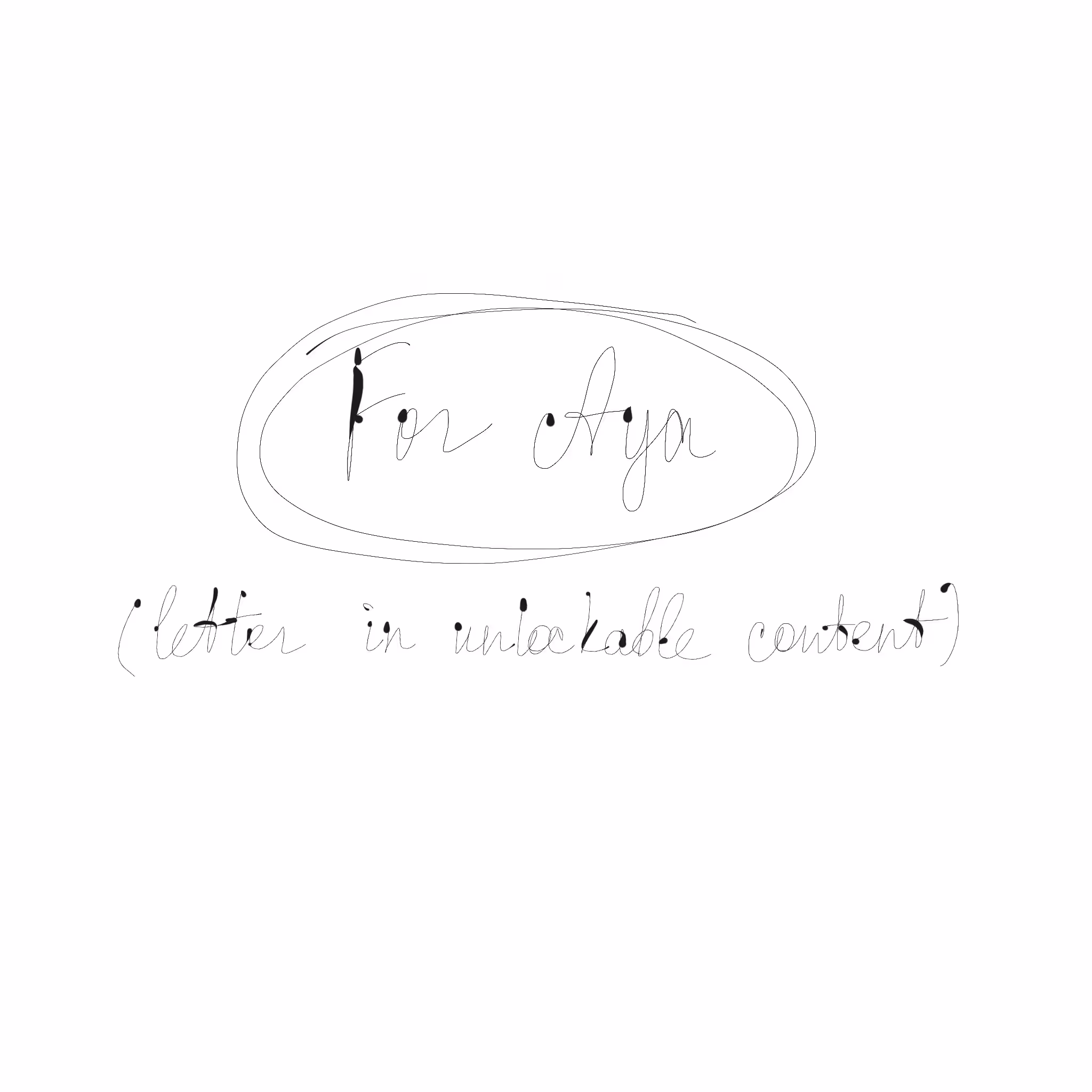 For Aya (letter in unlockable content)