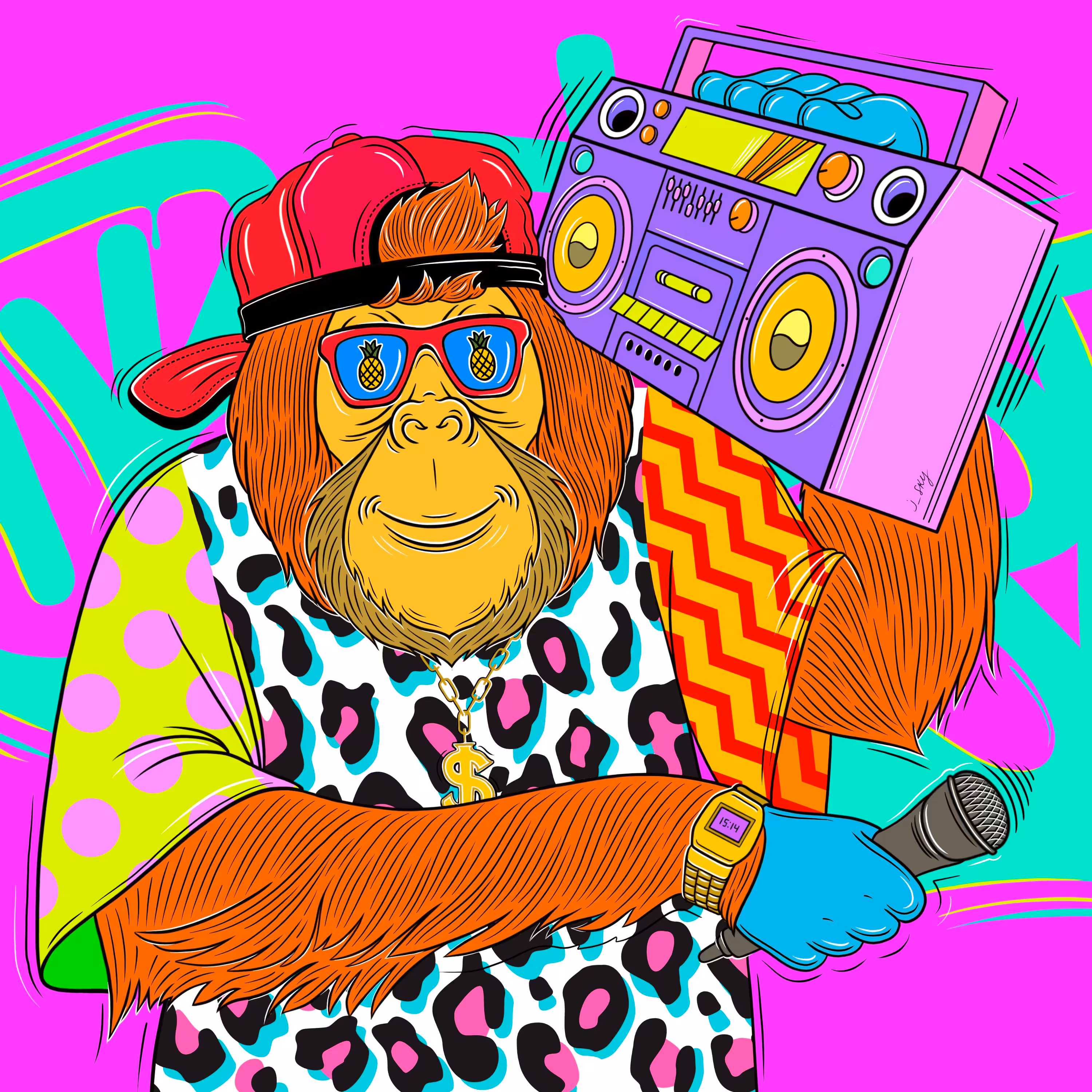 CHILL MONKEY BY J_SKY