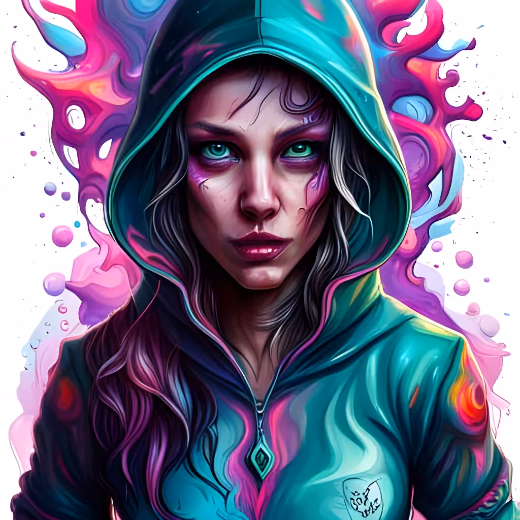 Hooded alien creature 10