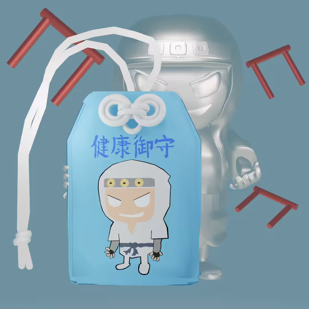 CRYPTONINJAS AMULET "Stay healthy forever"